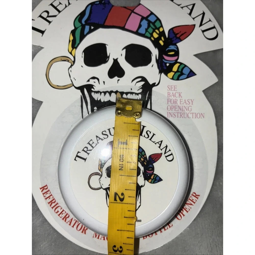 Vtg‎ Treasure Island Las Vegas Refrigerator Magnet/Bottle Opener Casino 1997 NEW